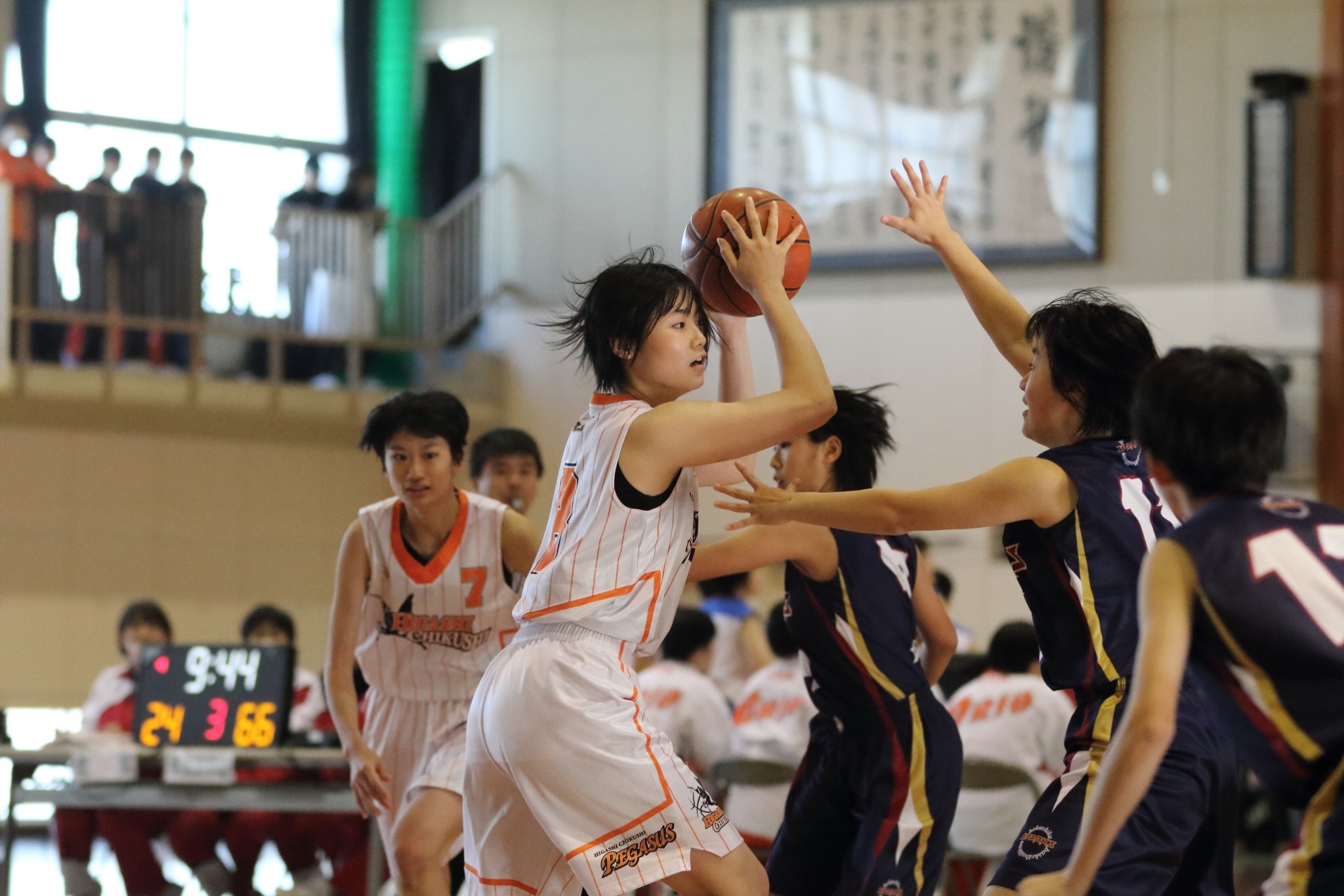 東筑紫学園高等学校 体育専攻 女子バスケットボール